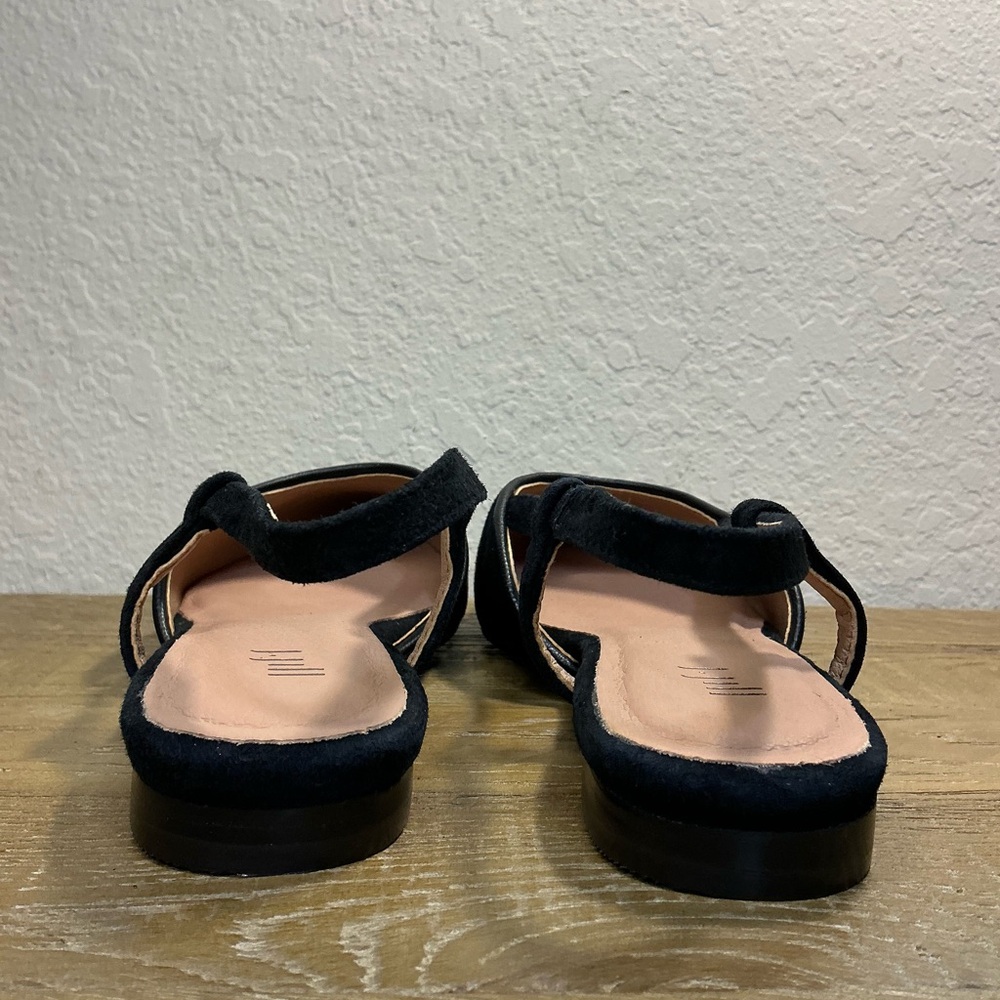 J. Jill Black Lola Slingback Flats Size 6.5 - Picture 7 of 9